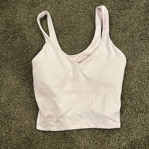 light pink lululemon align tank size two